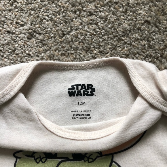 Star Wars Long sleeve Onesie 12 months - Picture 5 of 9